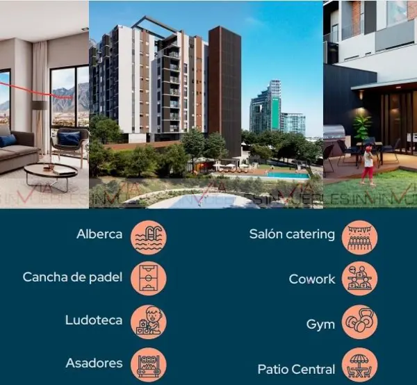 Departamento en venta en Vía Cordillera, Santa Catarina — foto 3 de 9