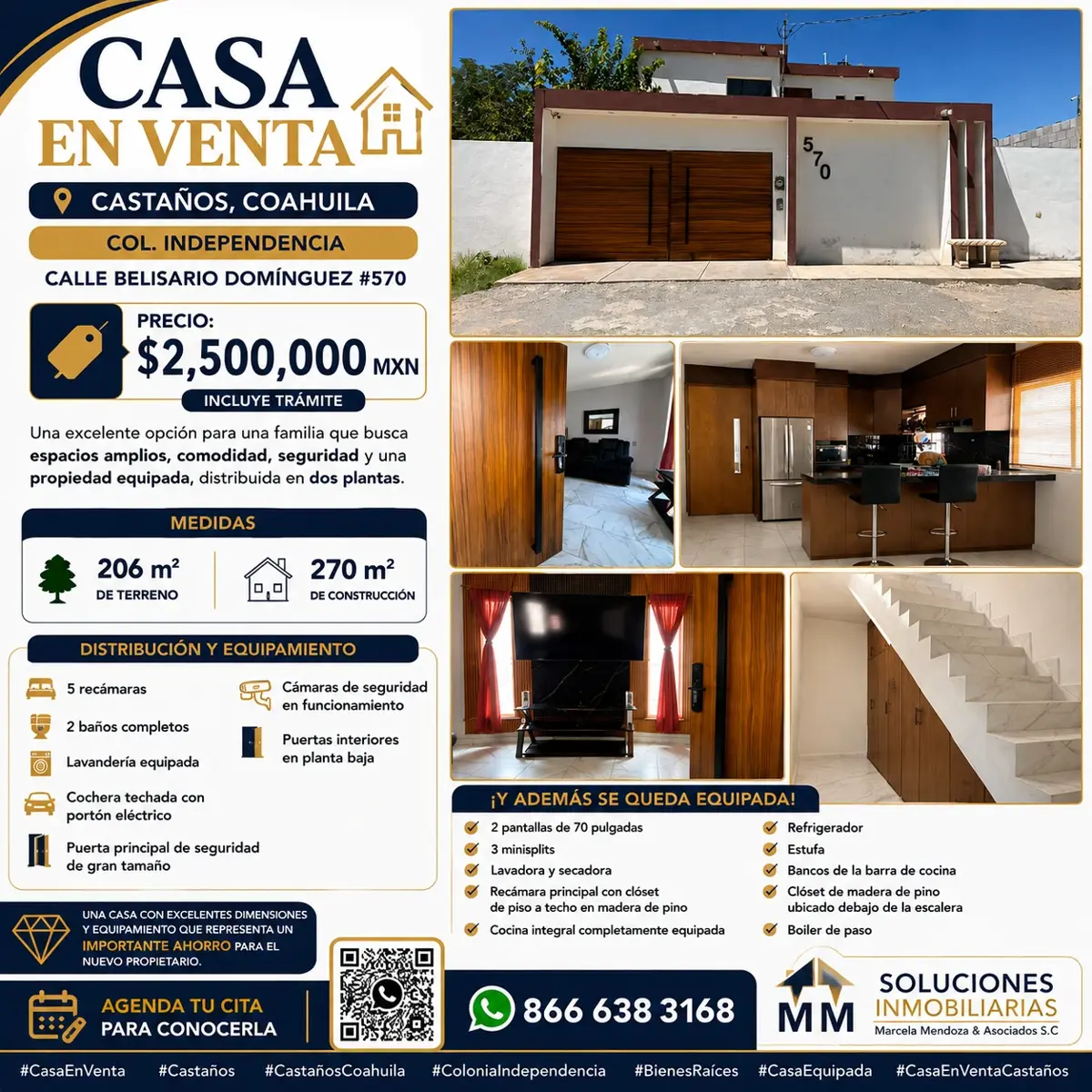 Casa en venta en Independencia, Castaños — foto 1 de 26