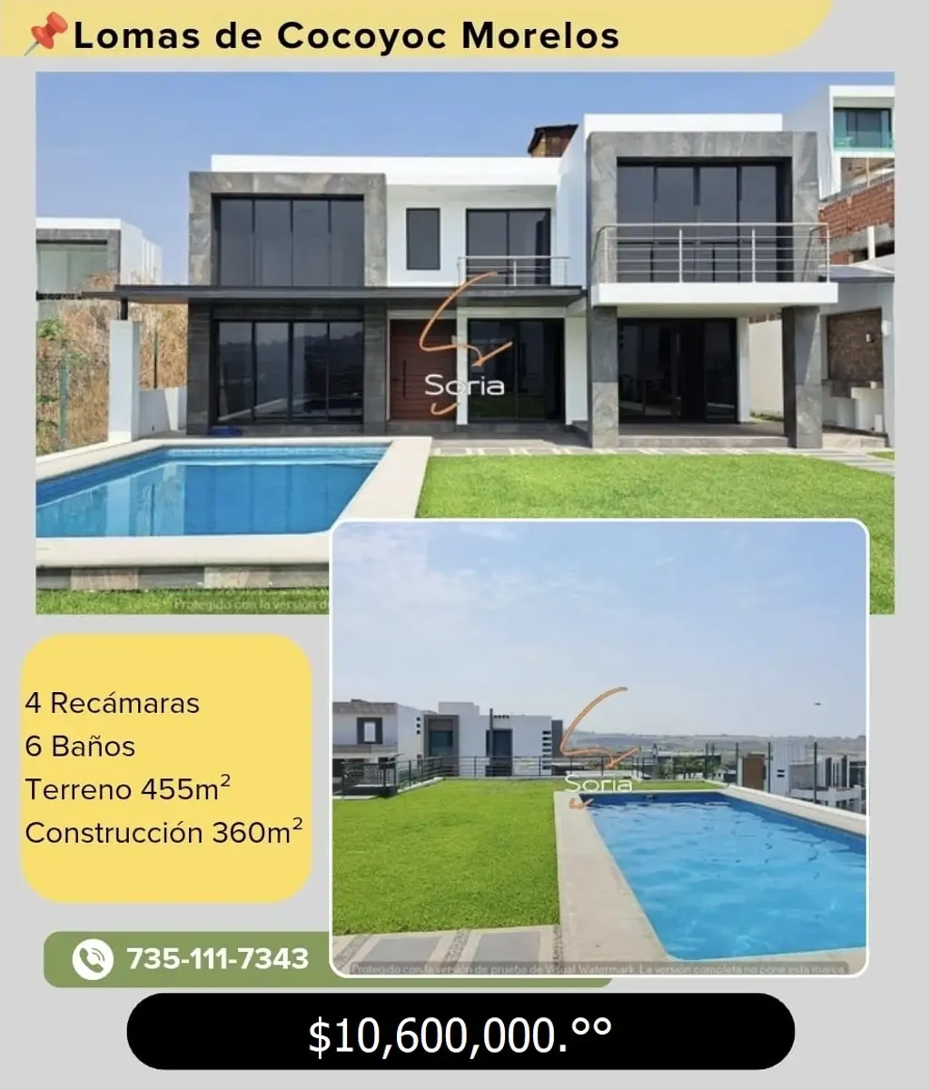 Casa en venta en Lomas de Cocoyoc, Atlatlahucan — foto 1 de 55