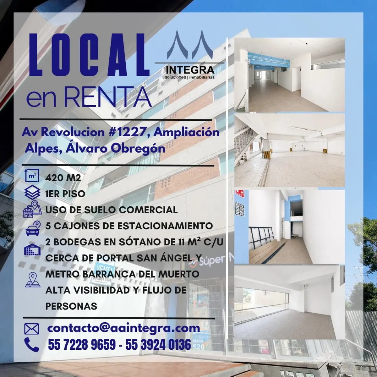 Local en renta en Ampliación Alpes, Álvaro Obregón — foto 1 de 10