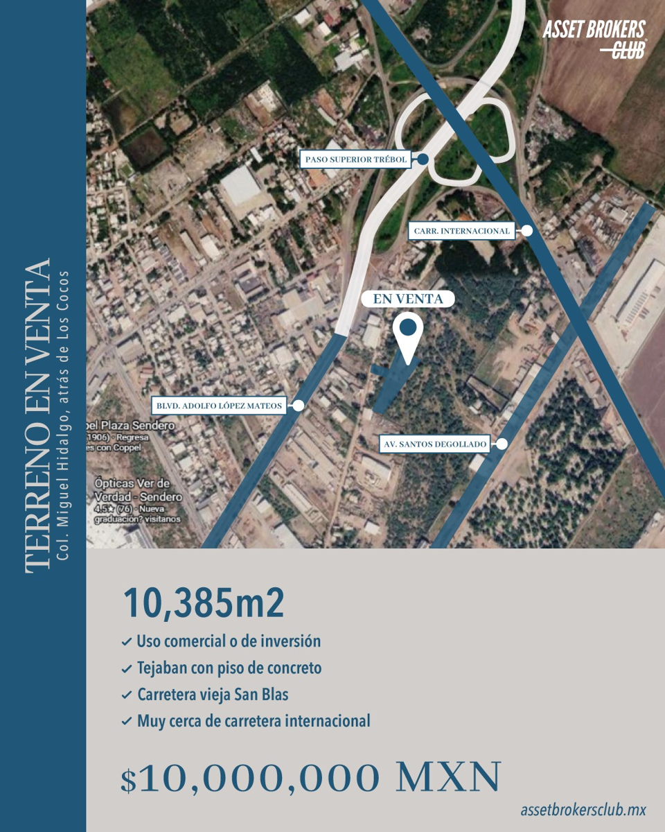 Terreno en venta en Miguel Hidalgo, Ahome — foto 1 de 2