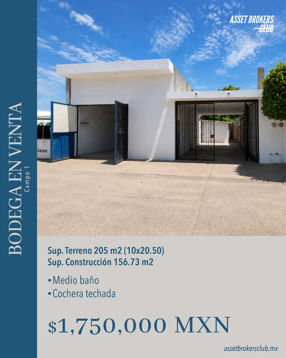 Bodega en venta en Las Delicias, Ahome — foto 1 de 6