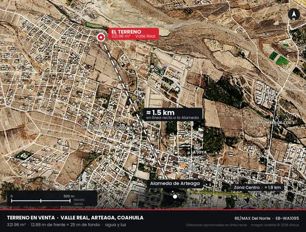 Terreno 322 m² en Valle Real, Arteaga — con plan de pagos, sin banco