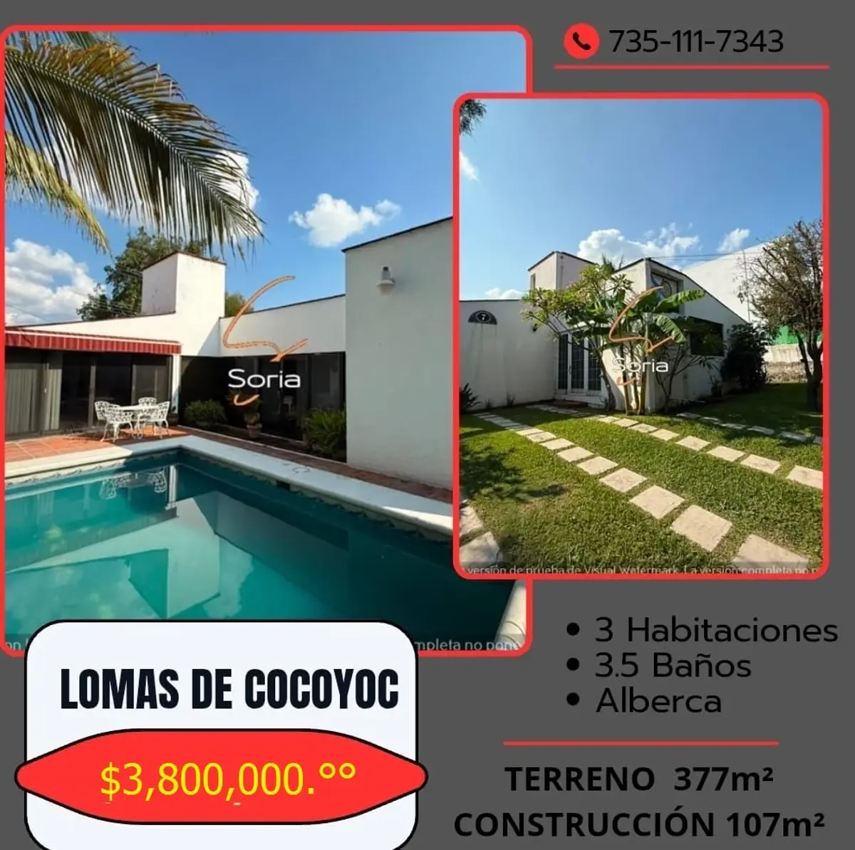 Casa en venta en Lomas de Cocoyoc, Atlatlahucan — foto 1 de 29
