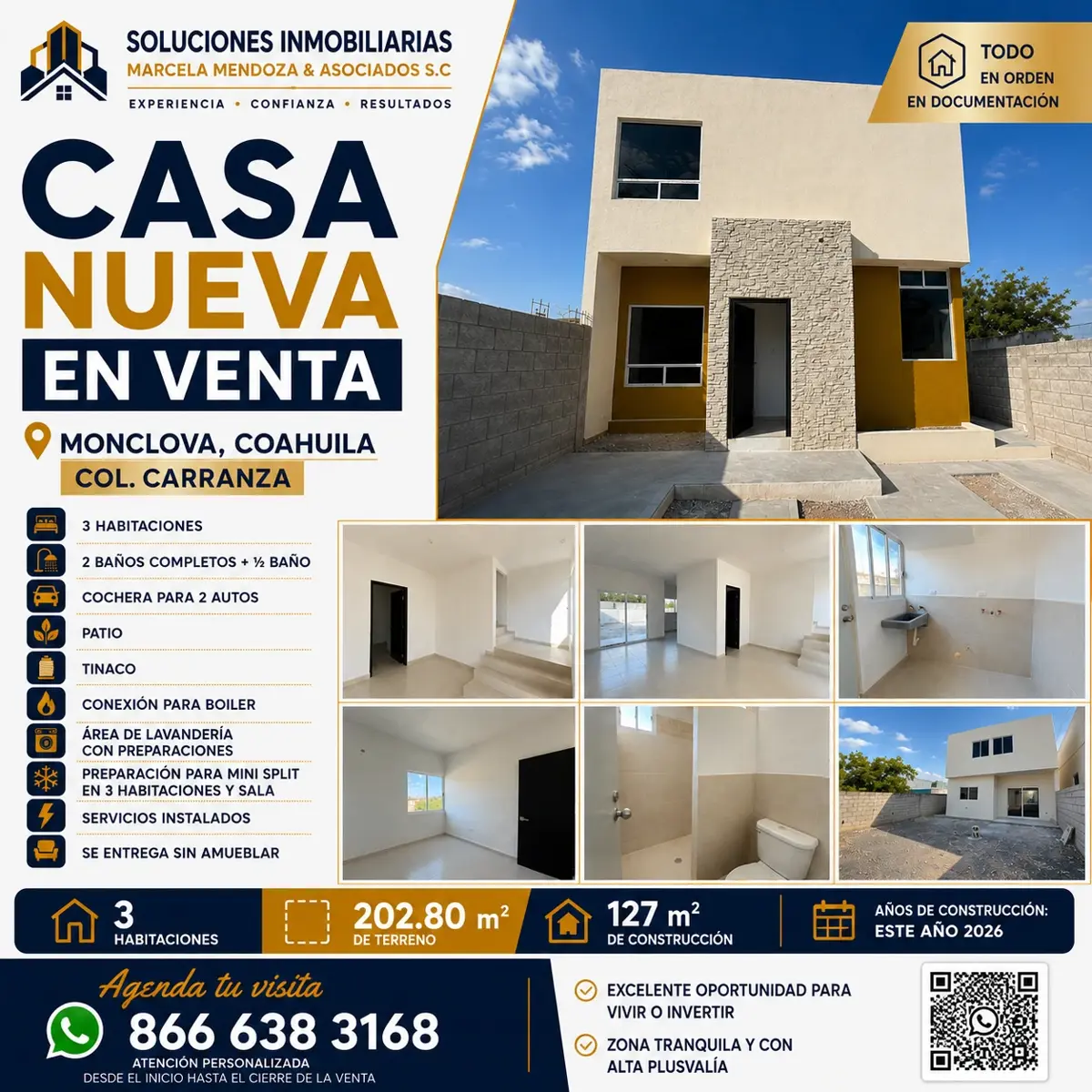 Casa en venta en Carranza, Monclova — foto 1 de 17