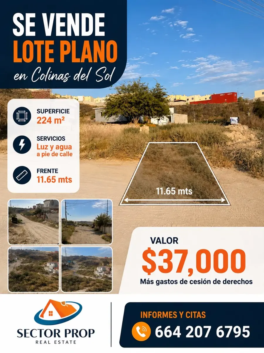 Terreno en venta en Colinas del Sol, Tijuana — foto 1 de 6