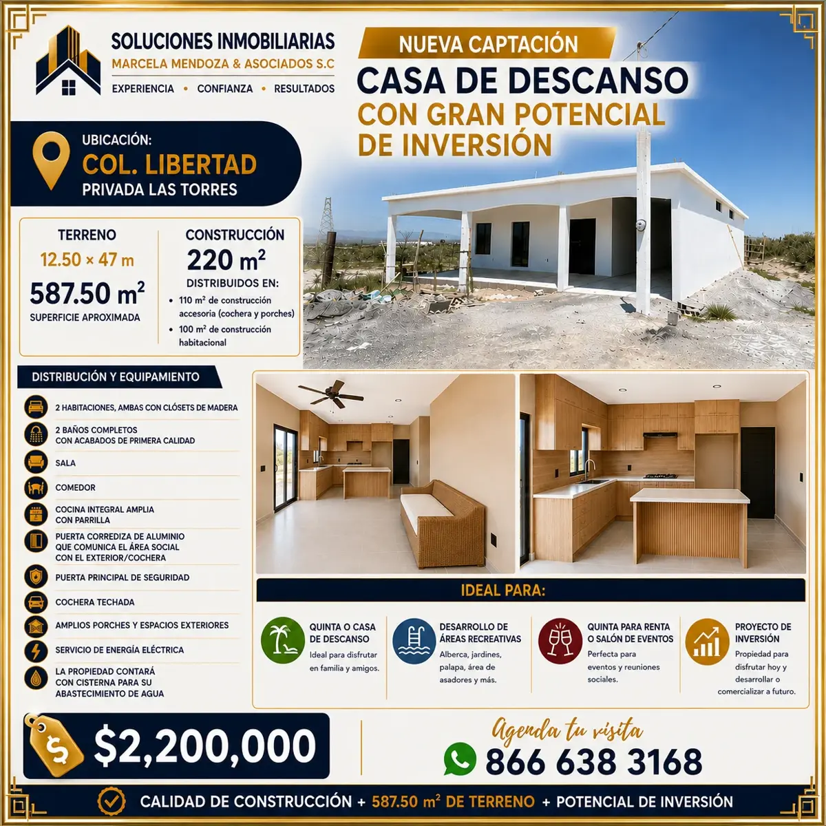Casa en venta en Libertad, Castaños — foto 1 de 15