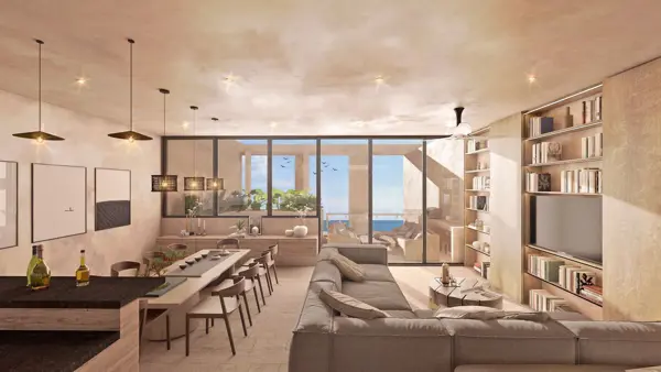 Penthouse en venta en Telchac Puerto  | Bajareque - PH1 • 3 recámaras