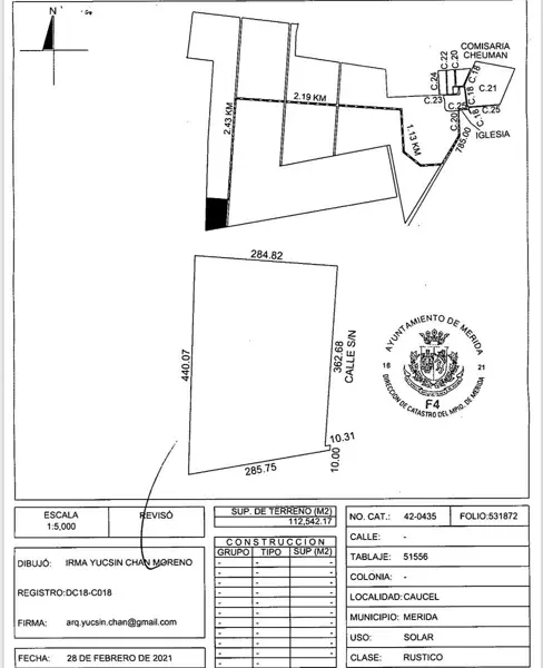 Terreno en venta en Caucel, Mérida — foto 2 de 4