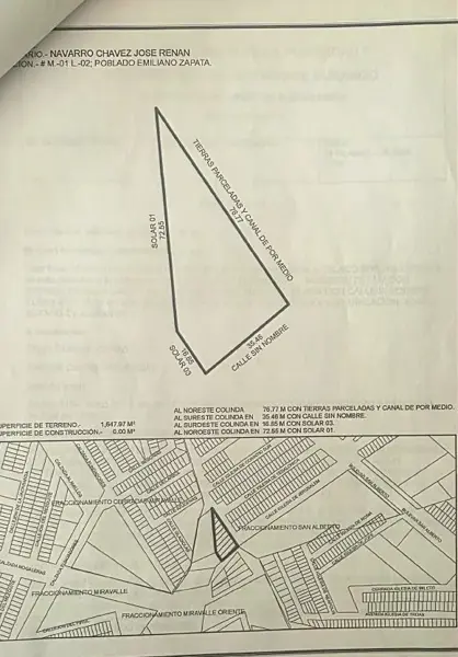 Terreno en venta en Emiliano Zapata, Gómez Palacio — foto 2 de 3