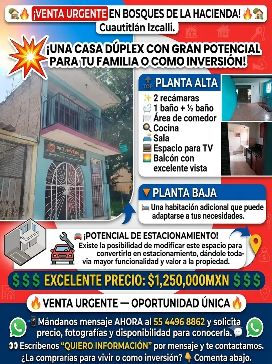 Casa en venta en Bosques de la Hacienda 1a Sección, Cuautitlán Izcalli — foto 1 de 11
