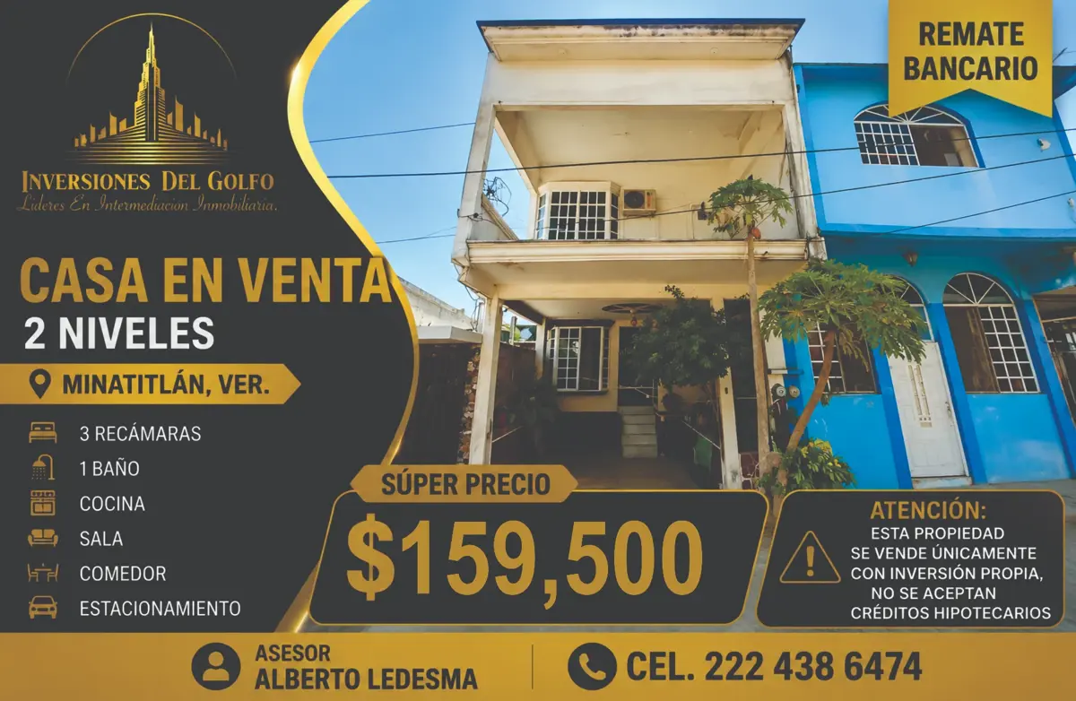 Casa en venta en Jardines de Tlalcualeya, Minatitlán — foto 1 de 9