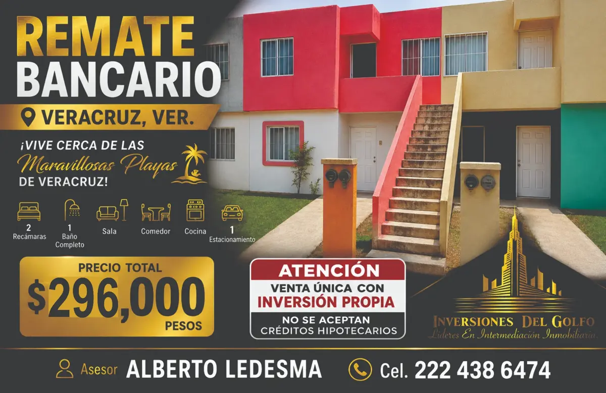 Departamento en venta en Oasis, Veracruz — foto 1 de 15