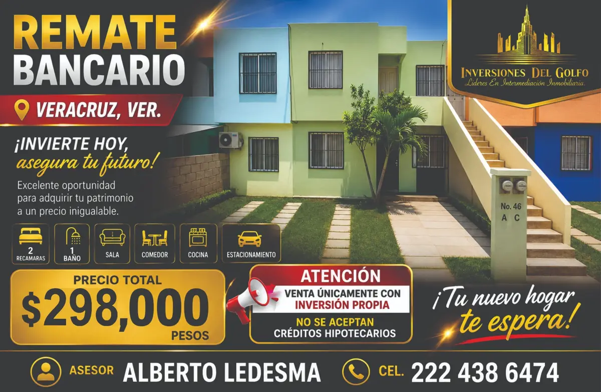 Departamento en venta en Oasis, Veracruz — foto 1 de 13