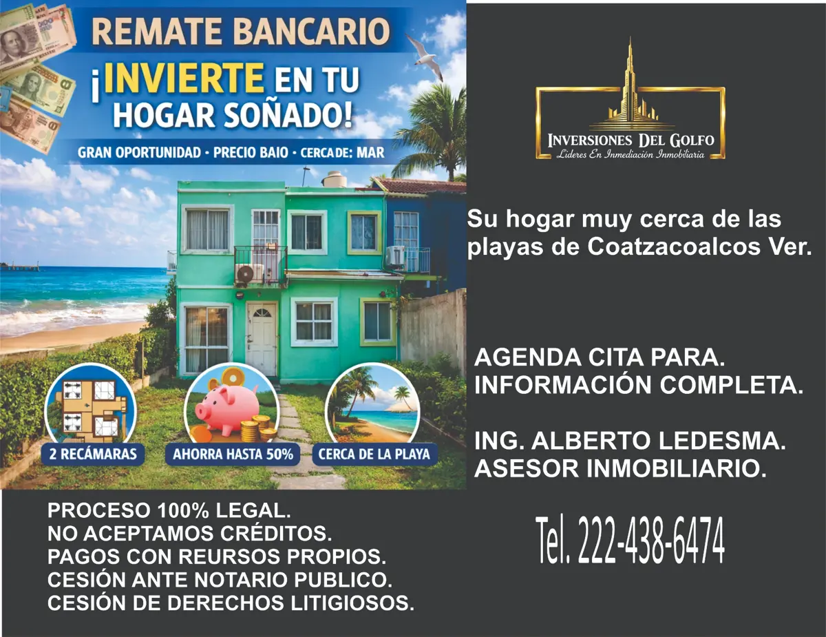 Casa en venta en Puerto Esmeralda, Coatzacoalcos — foto 1 de 10