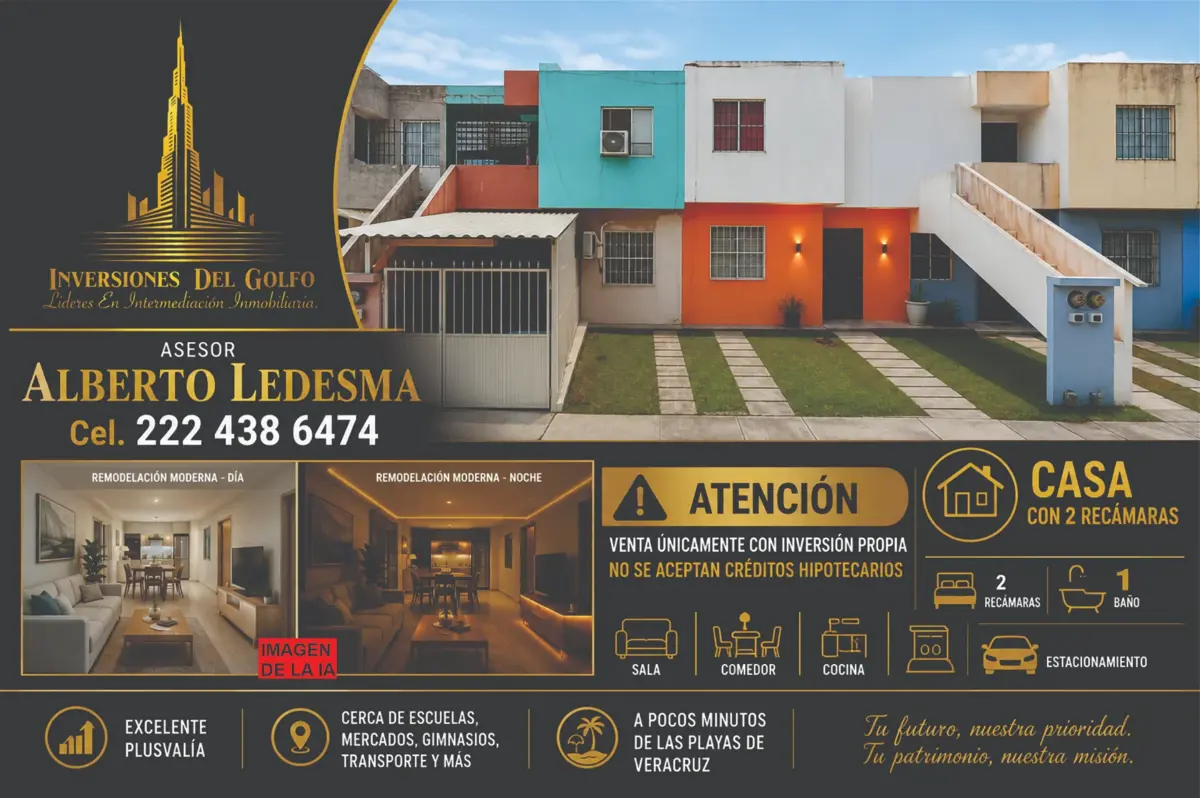 Departamento en venta en Oasis, Veracruz — foto 1 de 14