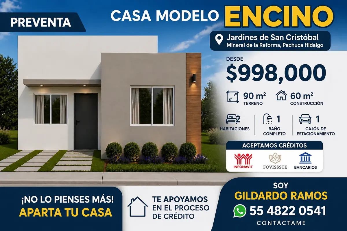 Casa en venta en Privadas de San Cristóbal, Mineral de la Reforma — foto 1 de 15