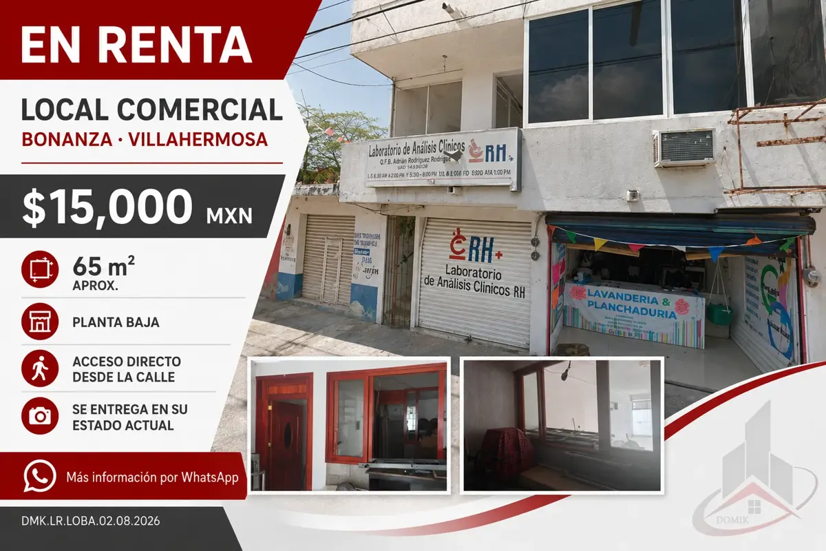 Local en renta en Bonanza, Centro — foto 1 de 5