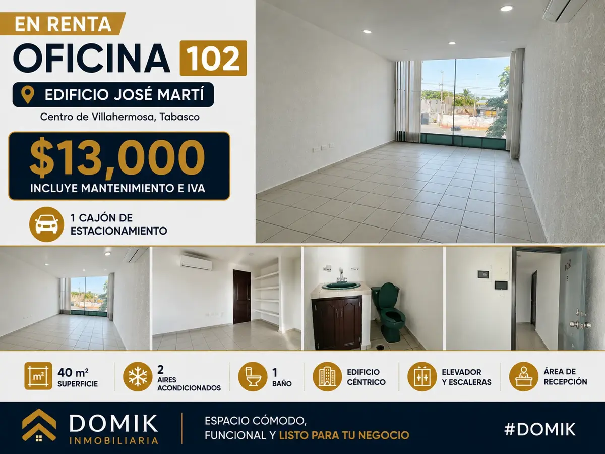 Oficina en renta en Lidia Esther Mónica de Portilla, Centro — foto 1 de 10