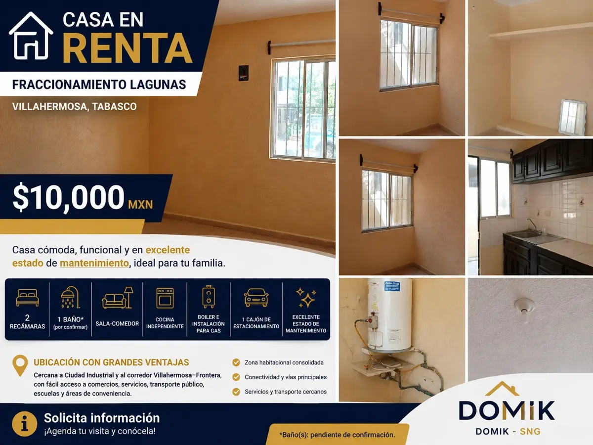 Casa en renta en Lagunas, Centro — foto 1 de 7