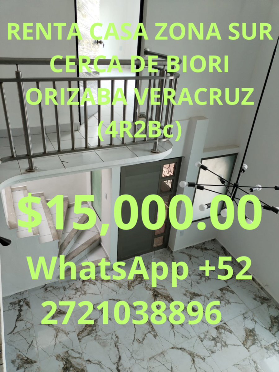 Casa en renta en Benito Juarez, Orizaba — foto 1 de 20