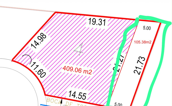 TERRENO EN VENTA EN LAS CANTERAS | 410 M² + 100 M² ADICIONALES DE AFECTACIÓN | SOBRE COLOSIO