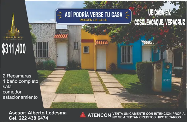 Casa en venta en Residencial las Olas, Cosoleacaque — foto 2 de 16