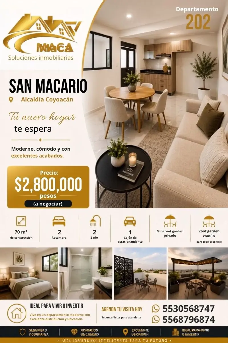Departamento en venta en Pedregal de Santa Úrsula, Coyoacán — foto 1 de 7