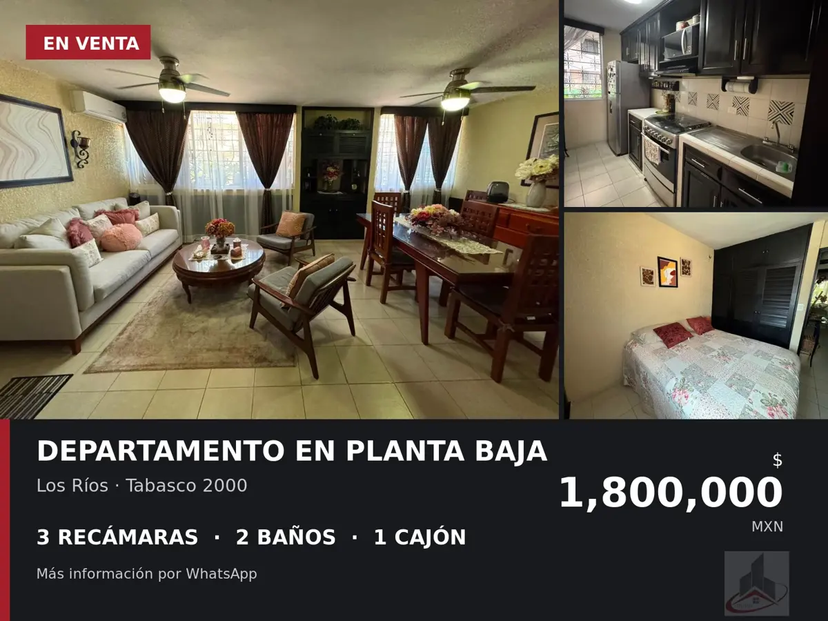 Departamento en venta en Los Ríos, Centro — foto 1 de 14