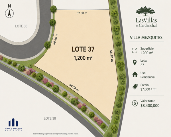 Terreno en venta en Las Villas, Torreón — foto 2 de 2