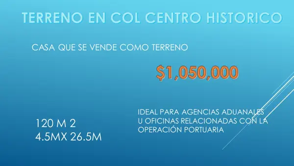 Terreno en venta en Veracruz Centro, Veracruz — foto 2 de 5