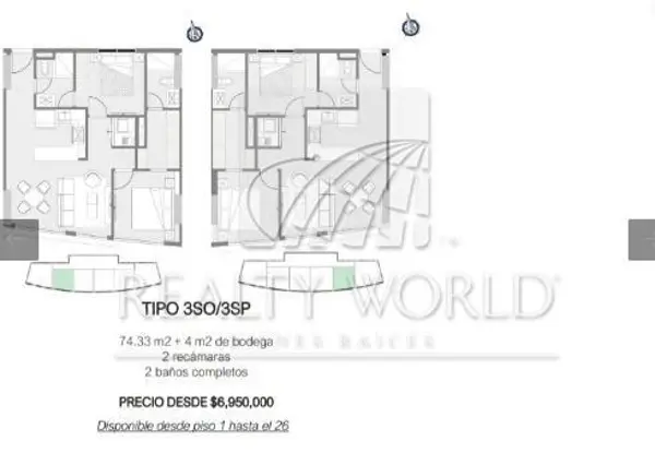 Departamento en venta en Santa Maria, Monterrey — foto 3 de 5