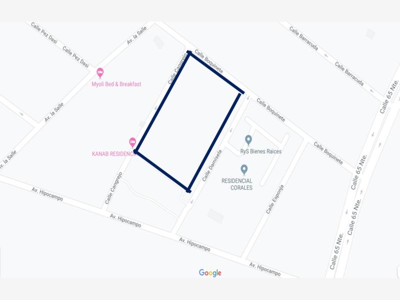 Terreno en venta en Los Arrecifes, Solidaridad