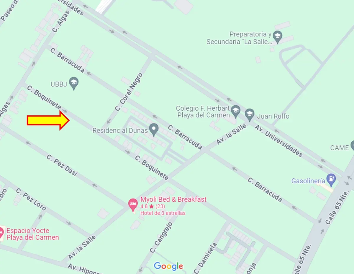 Terreno en venta en Los Arrecifes, Solidaridad