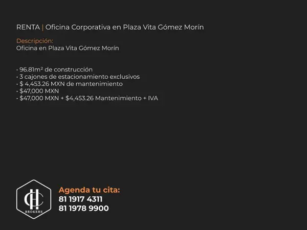 Oficina en renta en Carrizalejo, San Pedro Garza García — foto 2 de 7