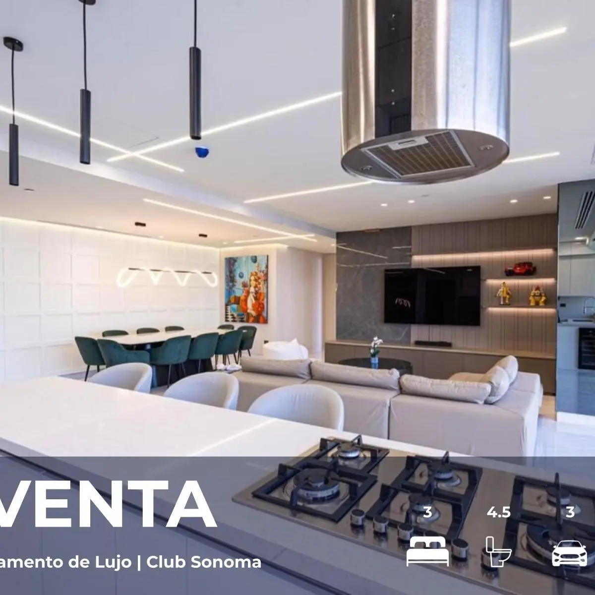 Departamento en venta en Sonoma Residencial, Monterrey — foto 1 de 11