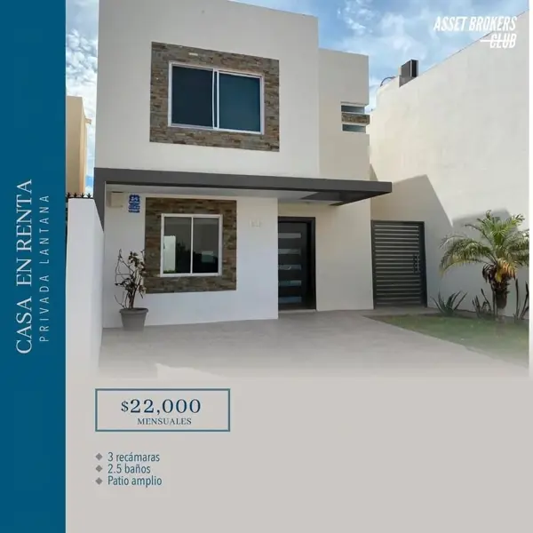 Casa en renta en Las Delicias, Ahome, Sinaloa