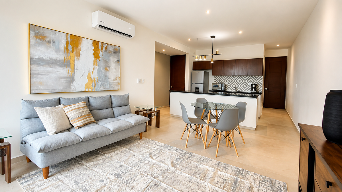 Departamento en renta en Temozon Norte, Mérida — foto 1 de 13