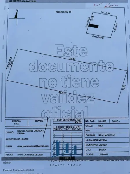 Terreno en venta en Real Montejo, Mérida — foto 2 de 6