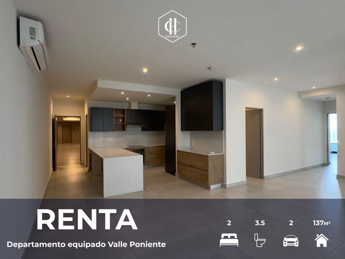 Departamento en renta en Valle Poniente Sector Olinca, Santa Catarina — foto 1 de 27