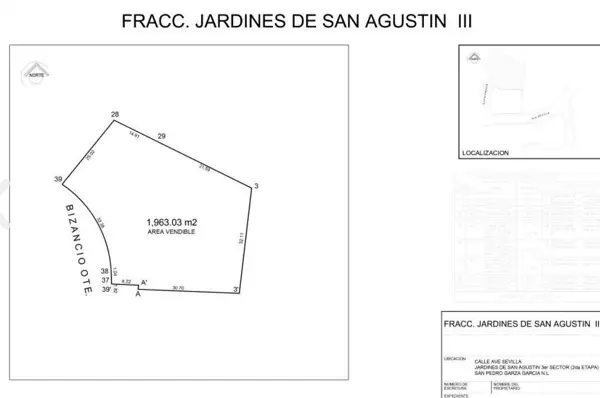 Terreno en venta en Jardines de San Agustín 3 Sector, San Pedro Garza García — foto 3 de 8