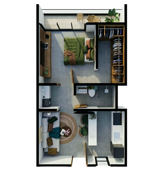 Departamento en venta en Real Montejo, Mérida — foto 3 de 8