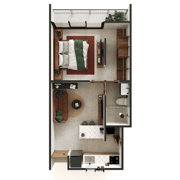 Departamento en venta en Diaz Ordaz, Mérida — foto 3 de 6