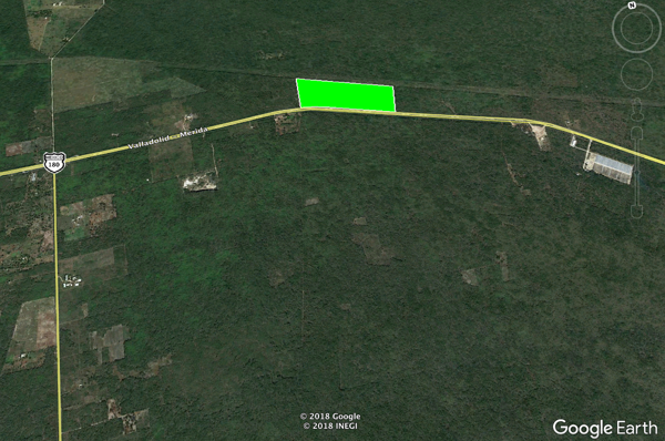 Venta de terrenos sobre carretera Merida - Cancun