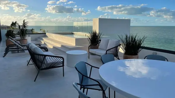 Departamento con vista al mar en Telchac, Turena.