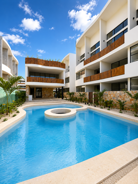 Kenúa Venta departamento al norte de Mérida Mod.A