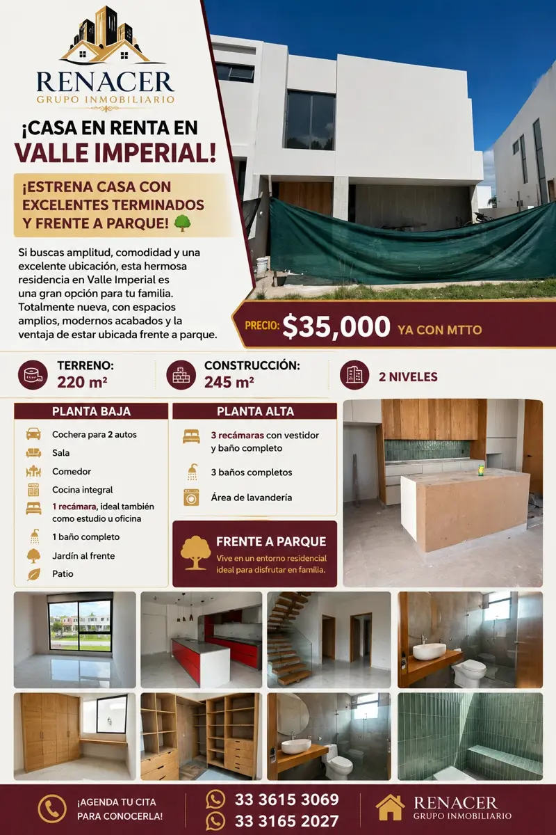 Casa en renta en Valle Imperial, Zapopan — foto 1 de 13