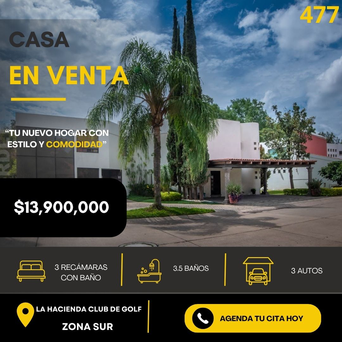 Casa en venta en La Hacienda de León Residencial y Golf, León — foto 1 de 29