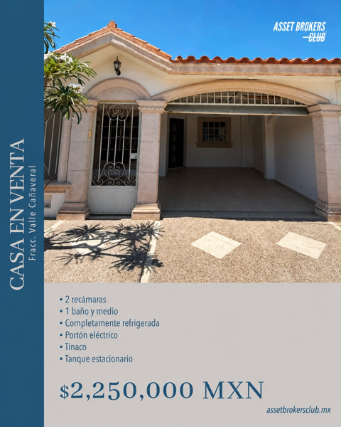 Casa en venta en Valle Cañaveral, Ahome, Sinaloa