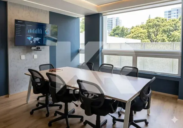Oficina con 205 m² en "Corporativo Domingo Diez 1000 Tres". Renta de $65,395 Mxn
